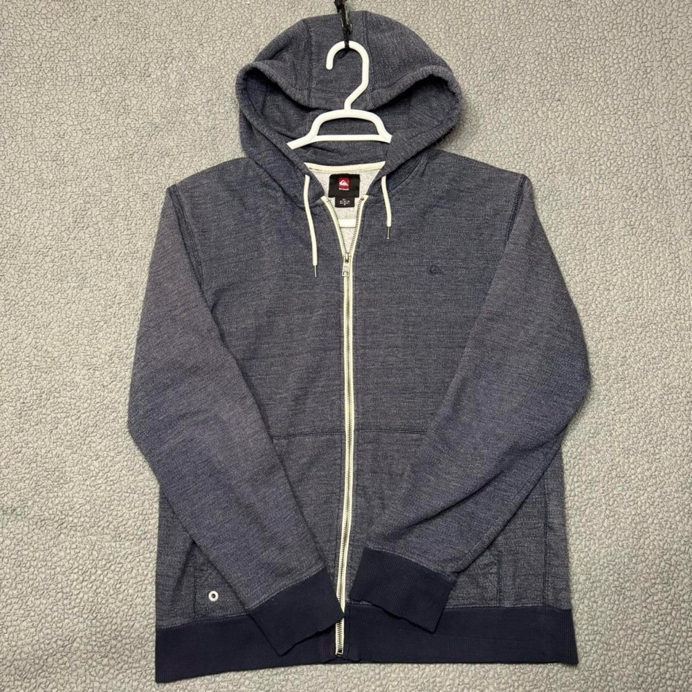 Vintage Element Mens Sweater Medium Black Full Zip Hoodie Sweatshirt Pockets